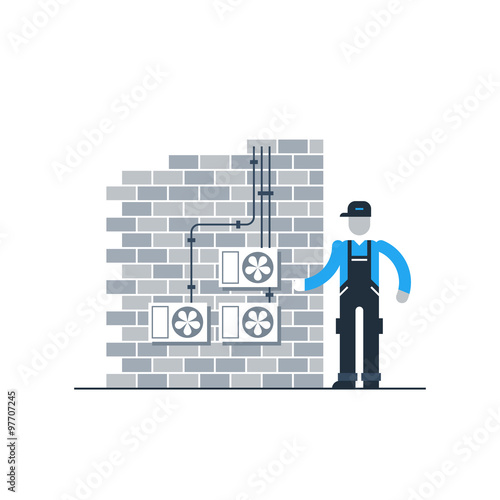 Air conditioners system maintenance