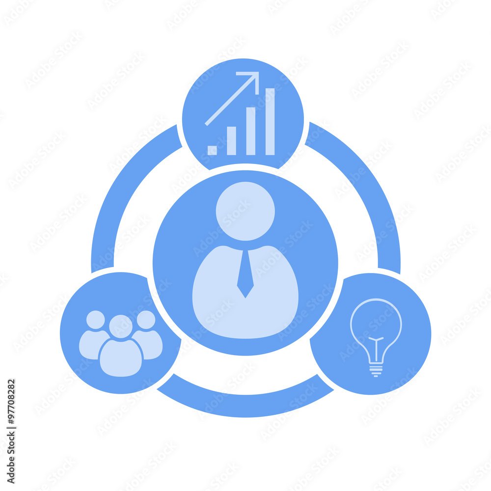 Business circle options banner. Vector Business circle options banner. Vector