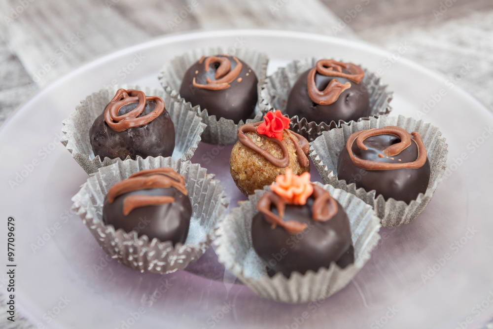 Homemade chocolate candies Homemade chocolate candies