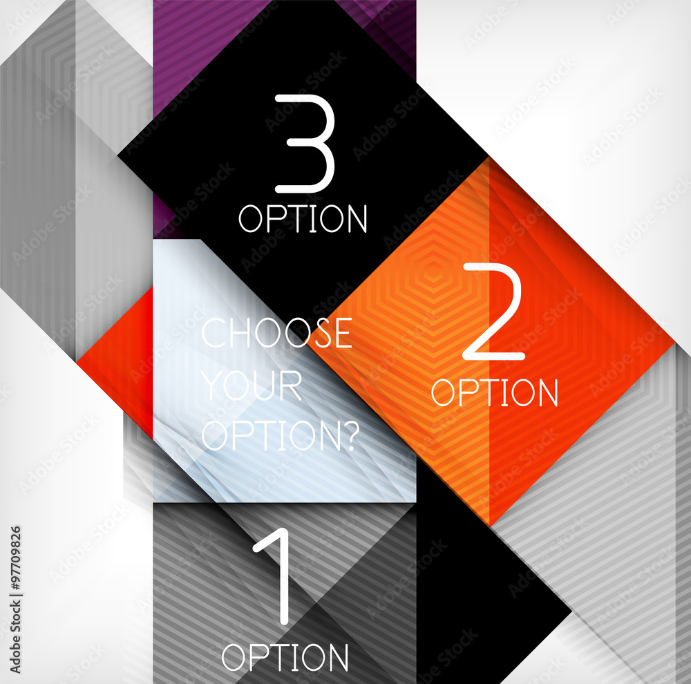 Vector square abstract background