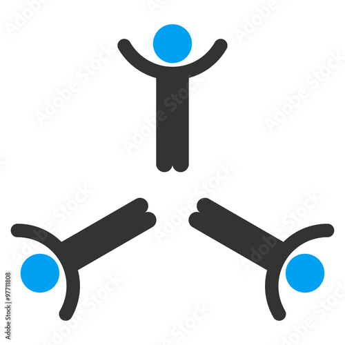 Hands Up Men Icon