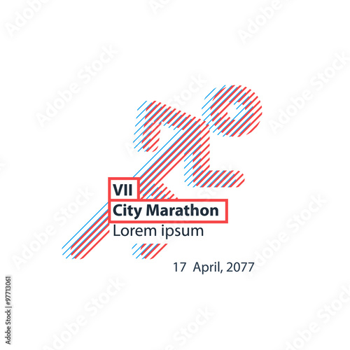 Running event poster design