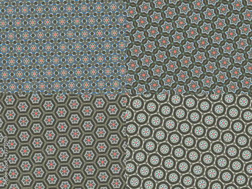 Abstract kaleidoscopic background