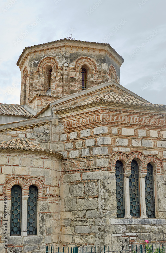 byzantine church in Corfu town, Greece.