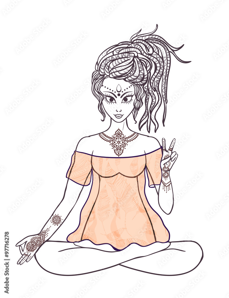 Naklejka premium Beautiful card