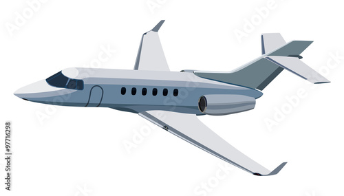 Blue jet airplane