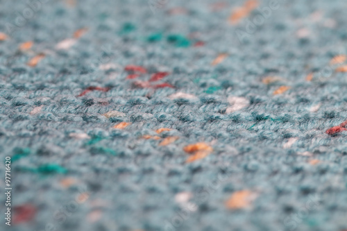 Bilde på lerret Knitted fabric from yarn bulky warm