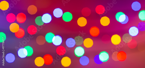 colorful bokeh background