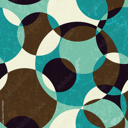 Retro abstract seamless pattern