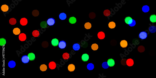 colorful bokeh background