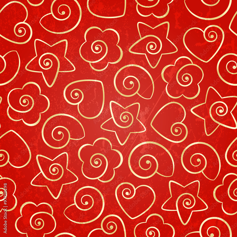 Red seamless background Red seamless background
