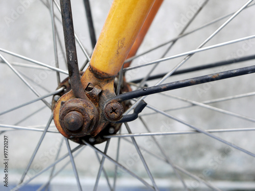 Part of cycling wheel