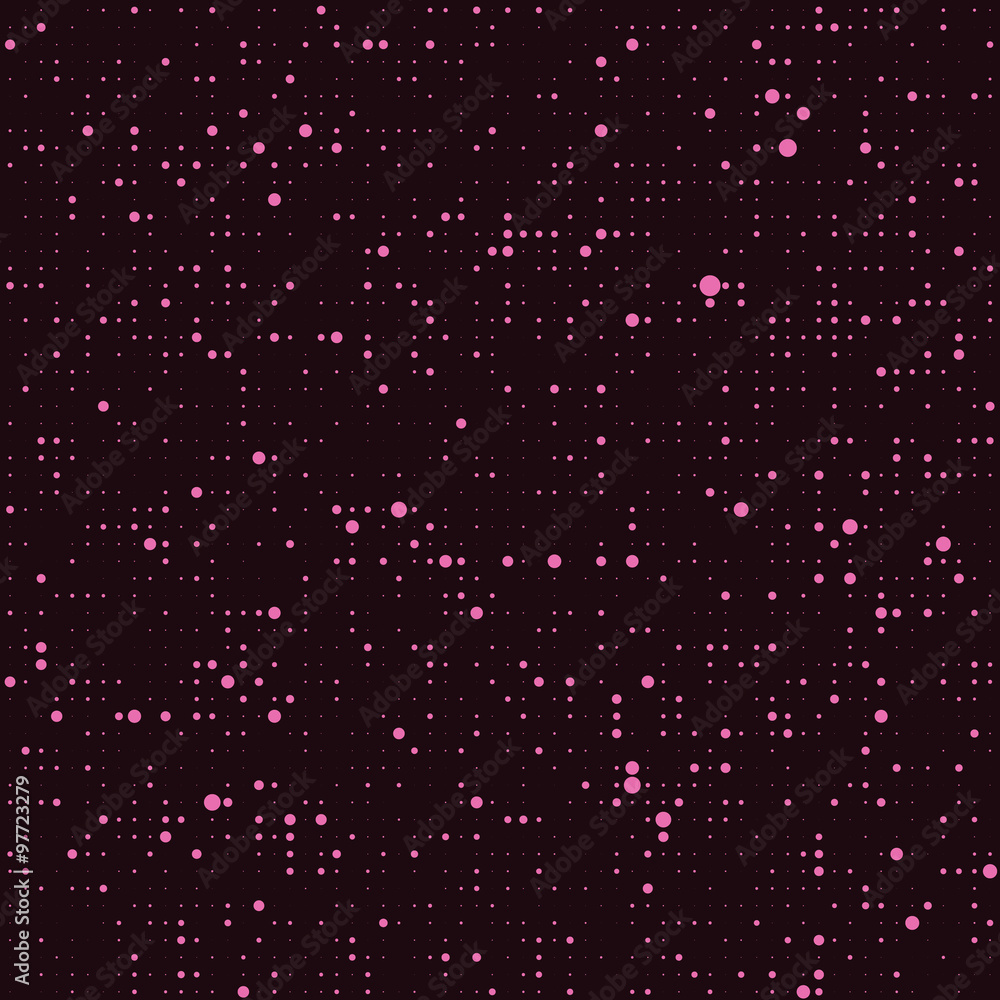 Glossy halftone rounds. Stylized stars in the night sky. Background seamless texture. Vector illustration. Glossy halftone rounds. Stylized stars in the night sky. Background seamless texture. Vector illustration.
