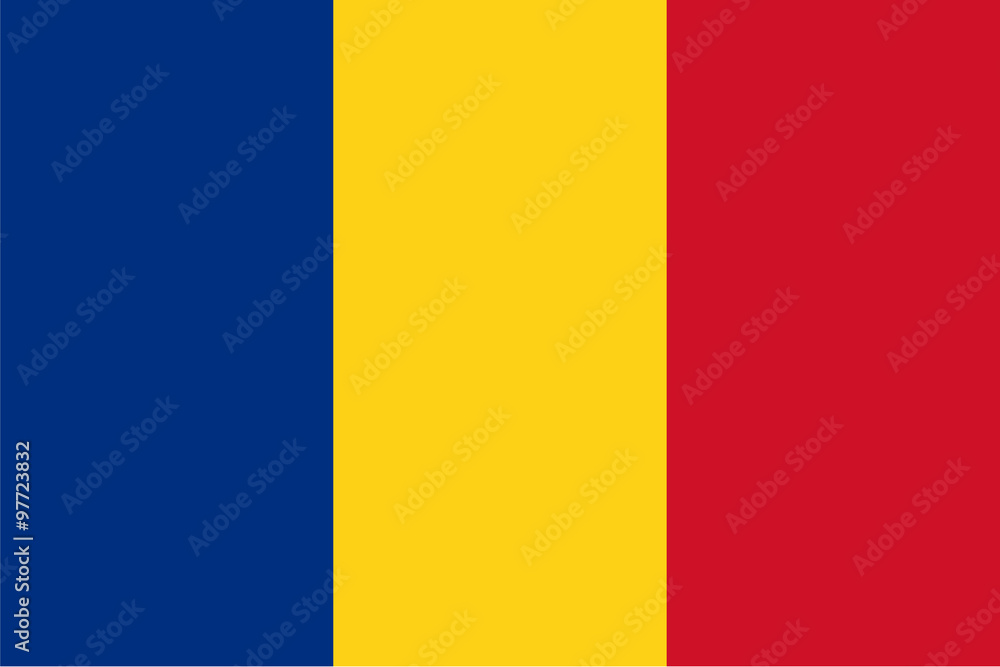 Standard Proportions for Romania Flag Standard Proportions for Romania Flag