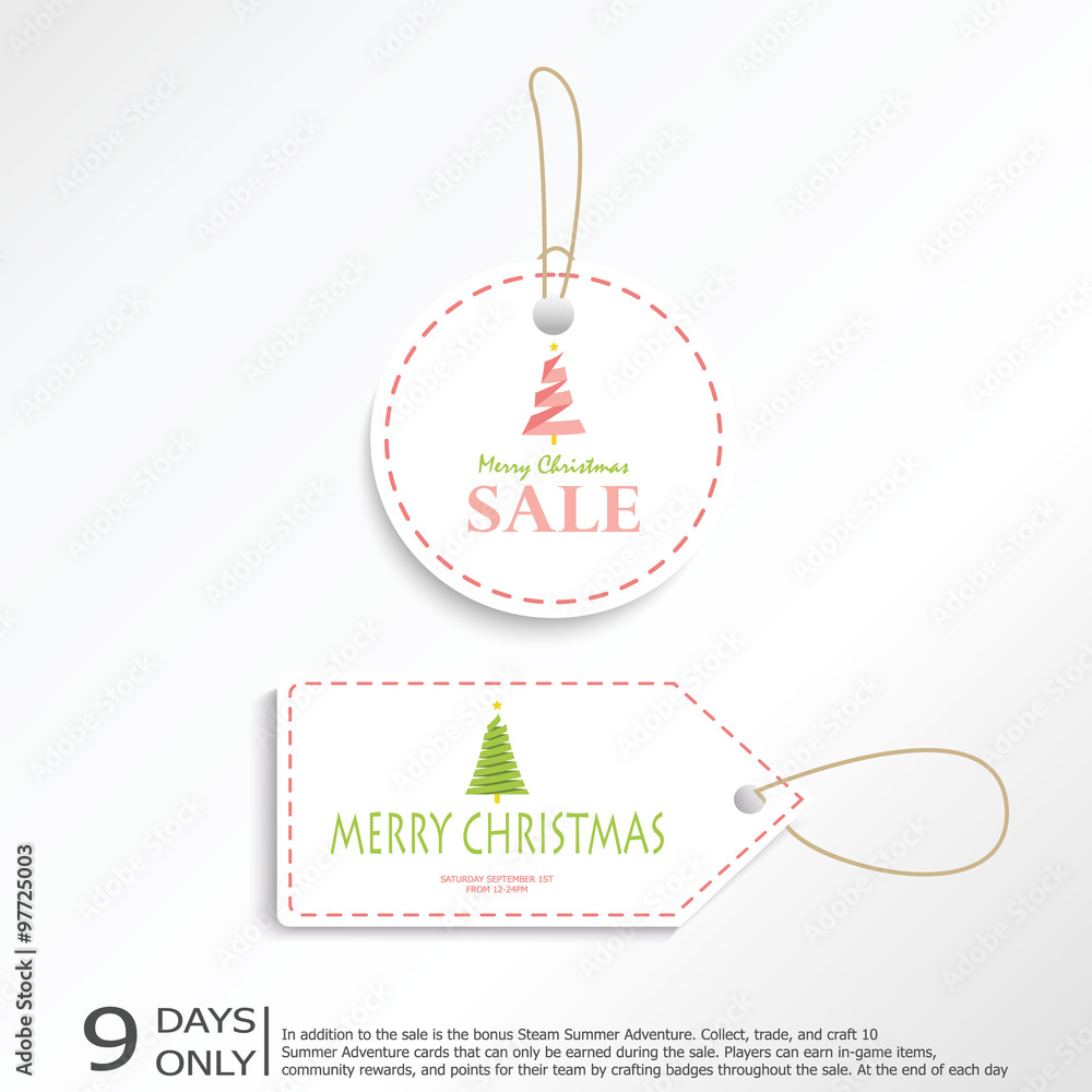 Light pink green christmas circle logo label Light pink green christmas circle logo label