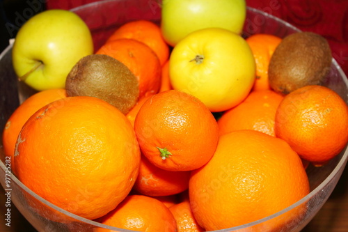 frutta arance mandarini photo