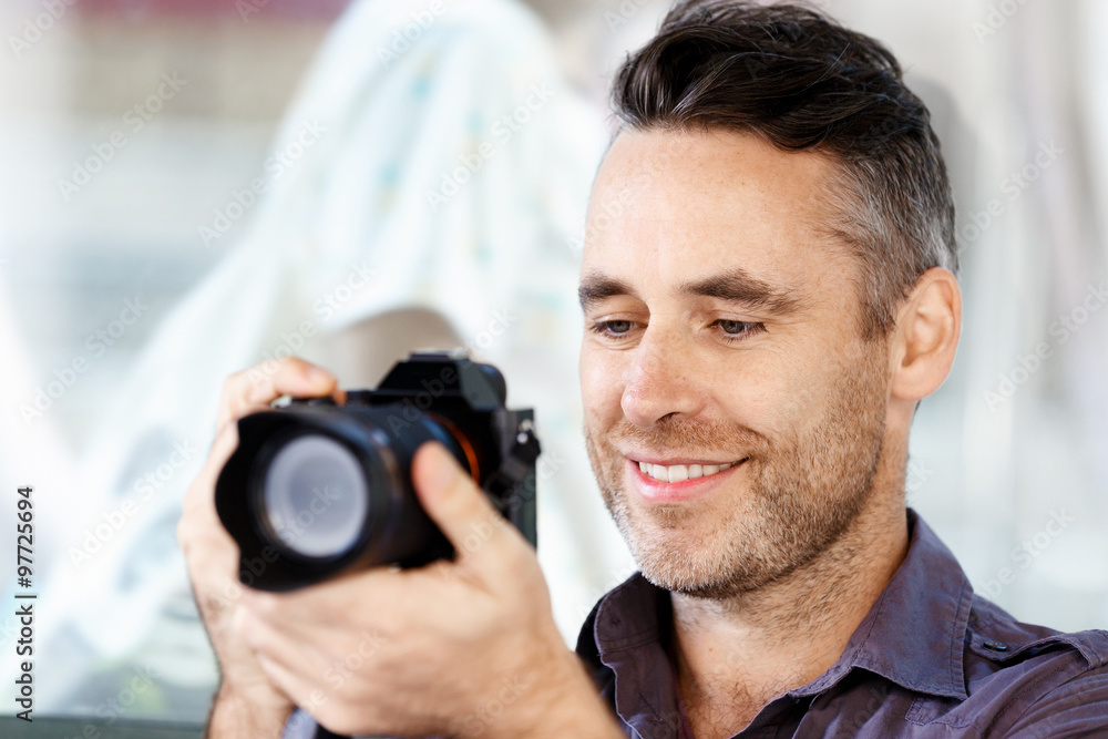 Male photographer taking picture Male photographer taking picture