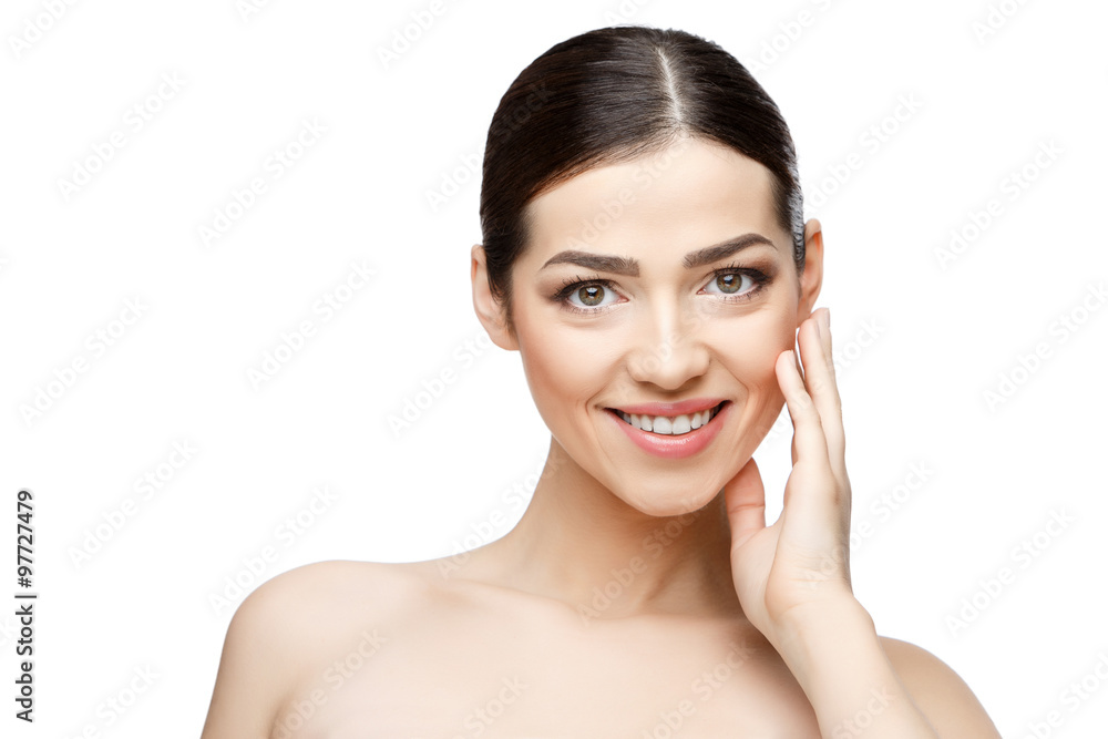 Beautiful Woman with Clean Fresh Skin