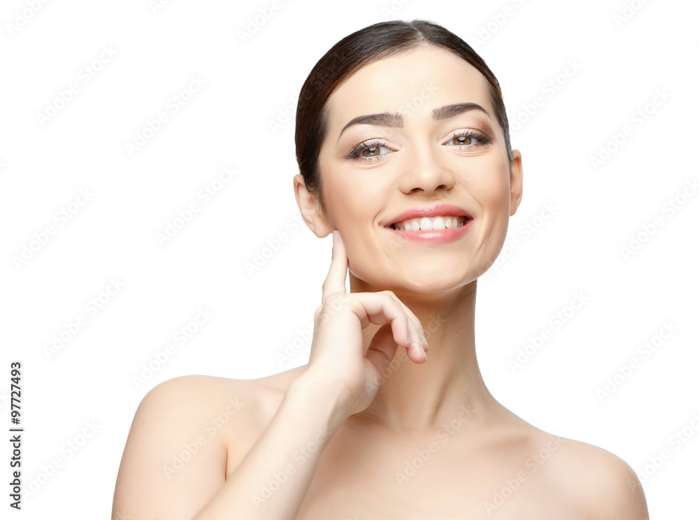 Beautiful Woman with Clean Fresh Skin