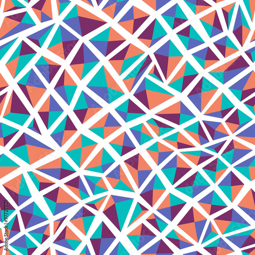 Retro diamonds seamless pattern
