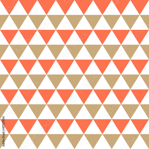 Tribal triangles seamless pattern