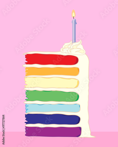 rainbow cake