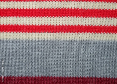 Texture of multicolored woolen fabric