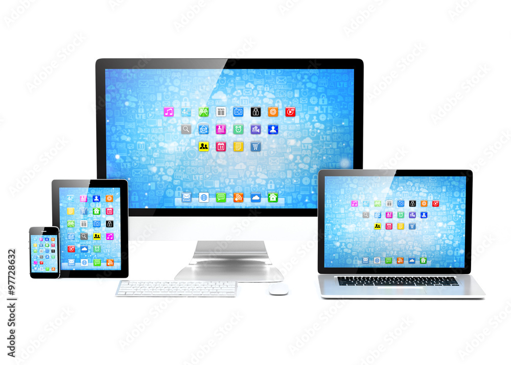 Ultimate web design, laptop, smartphone, tablet, computer, display Ultimate web design, laptop, smartphone, tablet, computer, display