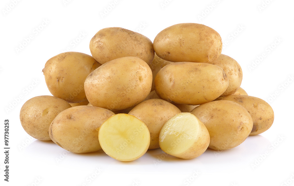 potato isolated on white background potato isolated on white background