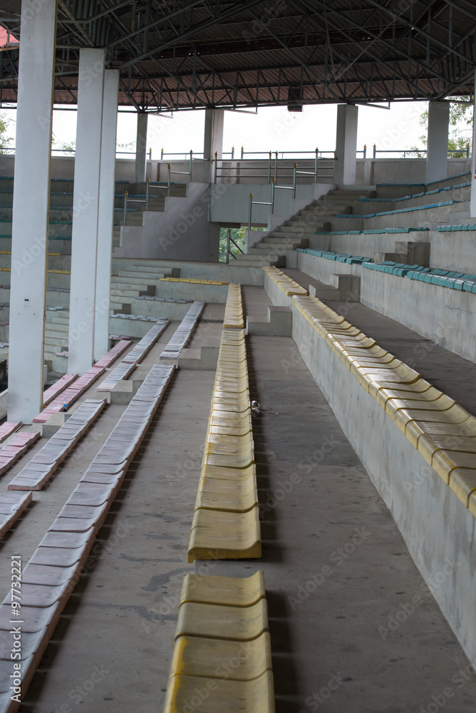 Obraz premium Stadium bleacher seats