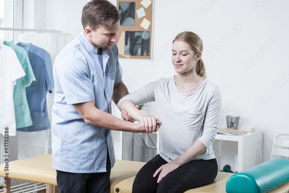 Obraz premium Rehabilitation female patient