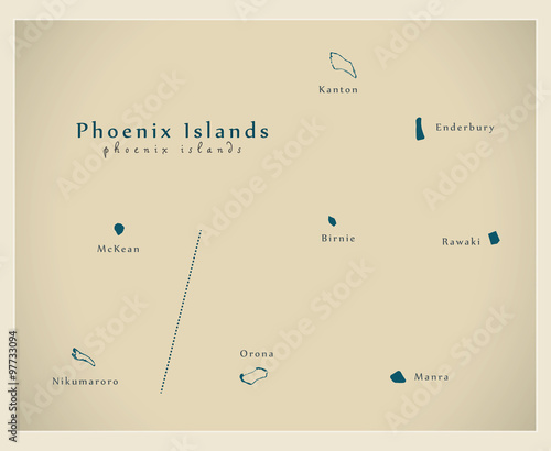Modern Map - Phoenix Islands KI