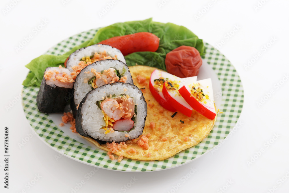おいしそうな和風朝食 おいしそうな和風朝食