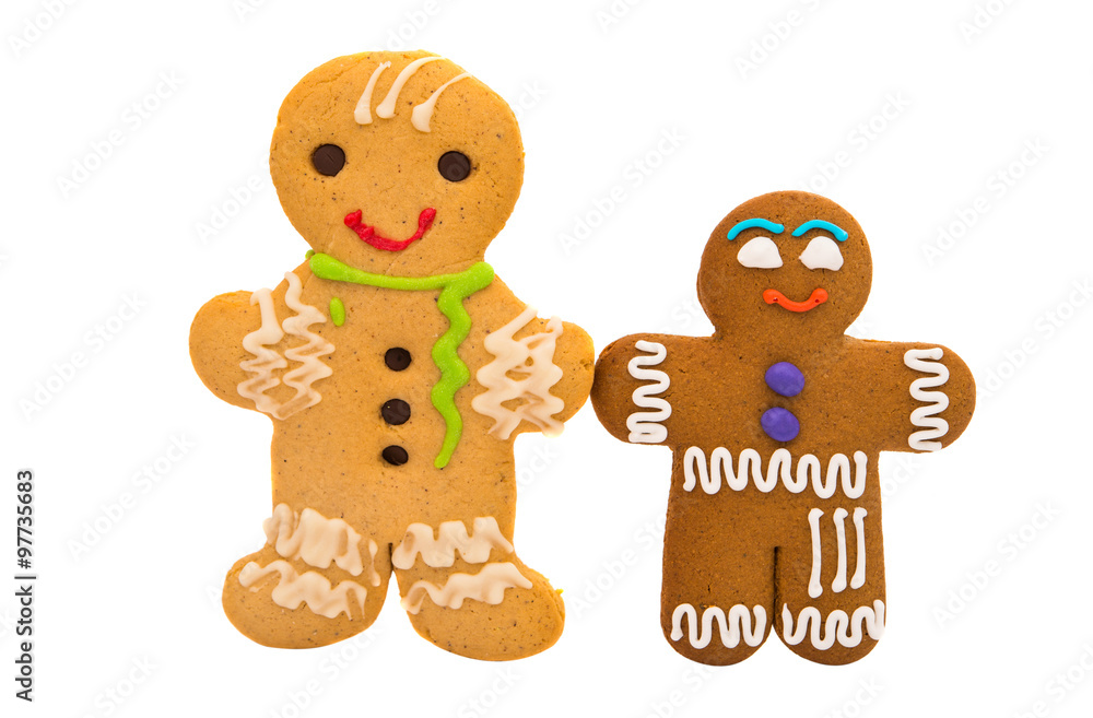 Fototapeta premium gingerbread man isolated