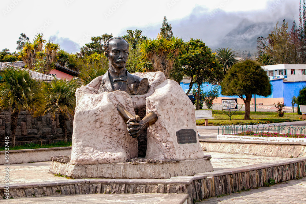 Obraz premium Authentic Village Mitad Del Mundo, Ecuador 