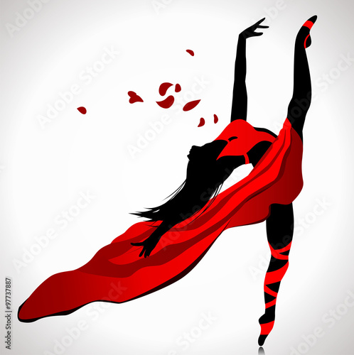 Beautiful dancing girl.