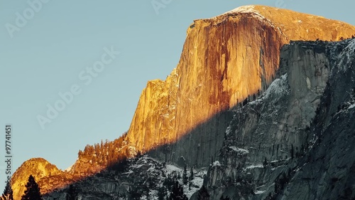 Half-Dome Sunset Timelapse photo