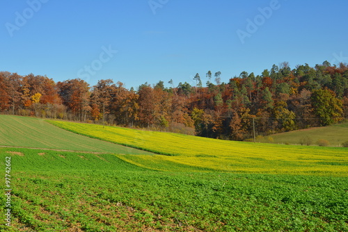 Herbstliche Felder und Wälder © nounours1