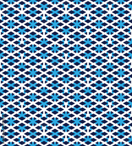 Blue abstract seamless patt...