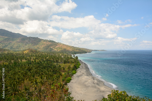 costa paradisiaca de lombok, indonesia