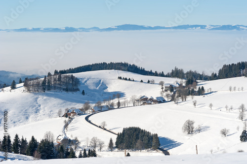 фотографія Schwarzwald und Vogesen im Winter