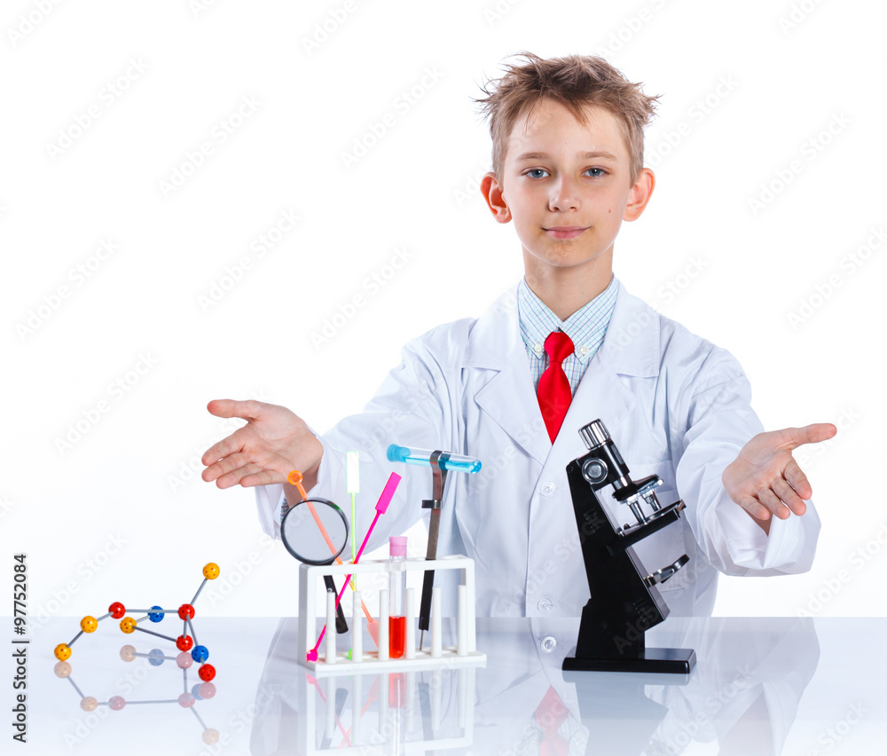 Young enthusiastic Chemist