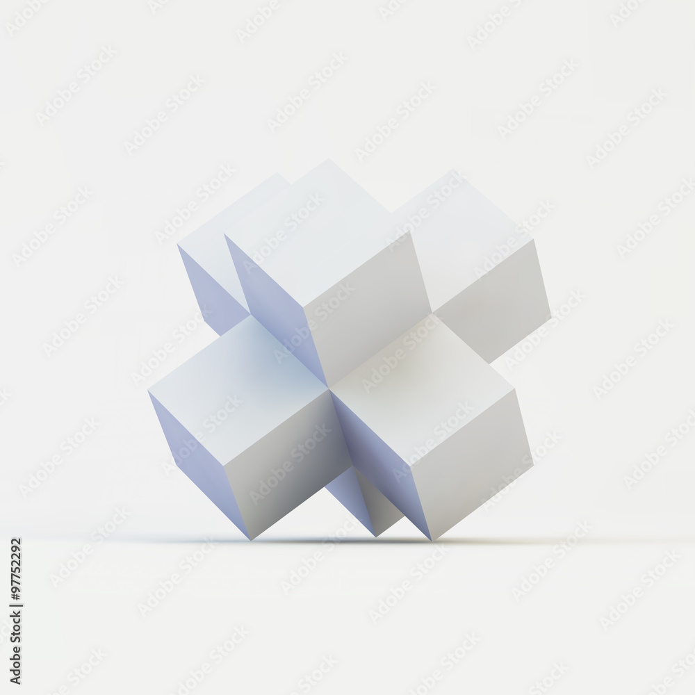 3d structure vector illustration. 3d structure vector illustration.