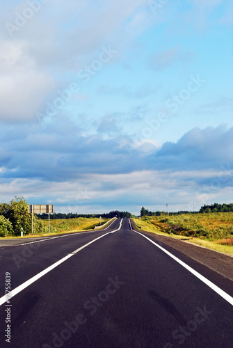empty road background