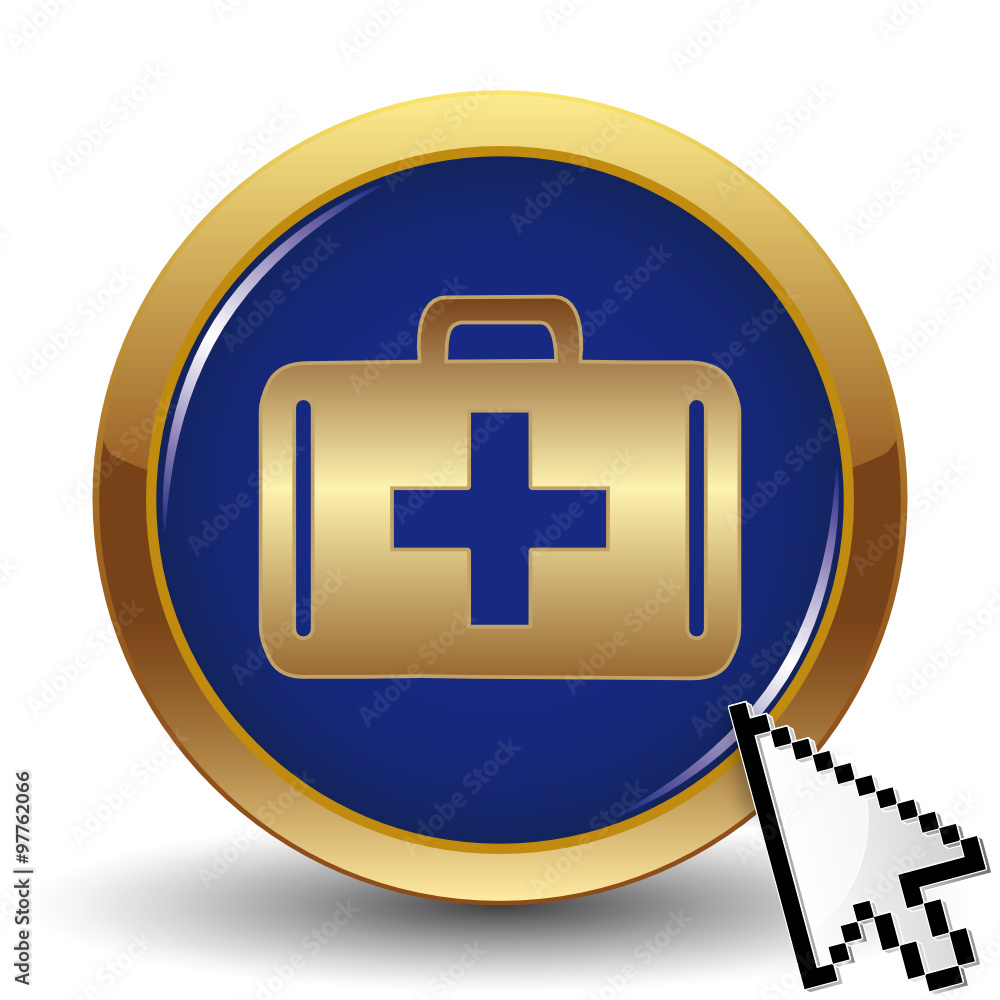 Obraz premium aid kit icon
