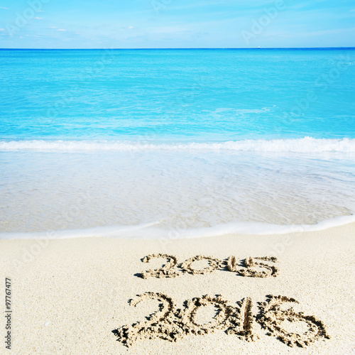 Celebrating 2016 on a tropical beach