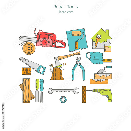 Home repair tools set