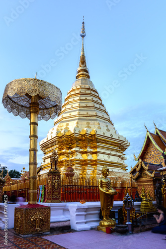 Wat Phra That Doi Suthep in Chiang Mai, Thailand. © Eakkaluk