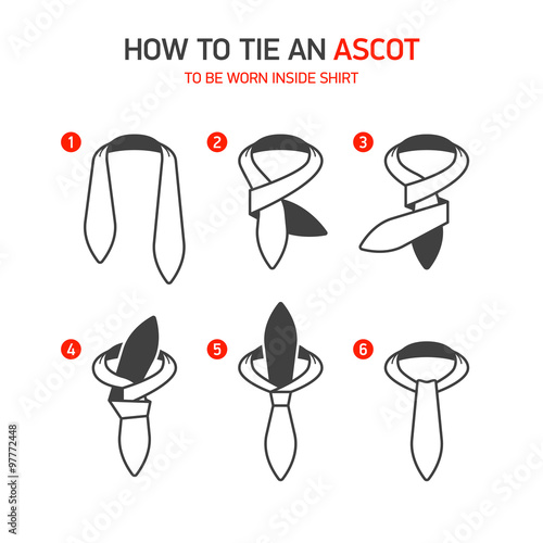 How to Tie an Ascot instructions