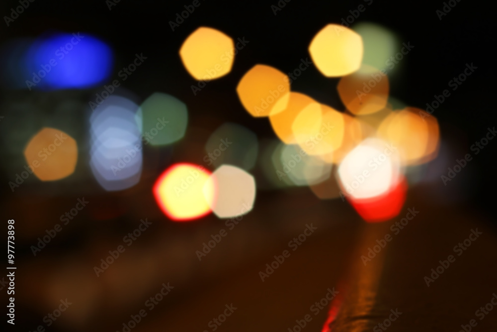 Fototapeta premium blurred colored highlights